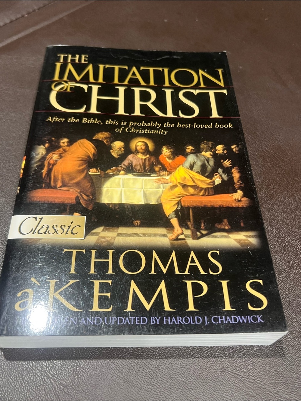 The Imitation of Christ by Thomas à Kempis - Black & Gold Classic Paperback